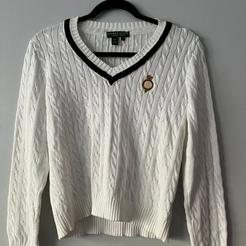 Ralph Lauren V-neck Preppy Sweater